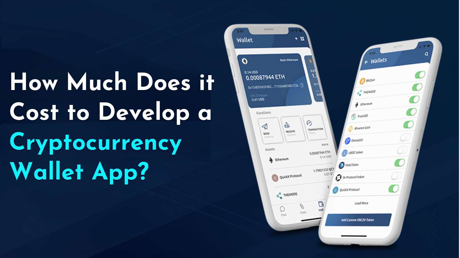 cryptocurrency wallet app development cost