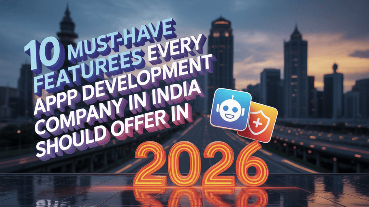 10 Must-Have Features Every Mobile App Development Company in India Should Offer in 2026