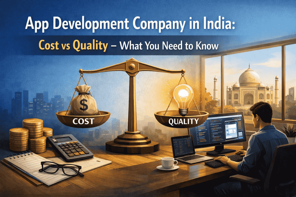 App Development Company in India: Cost vs Quality – What You Need to Know