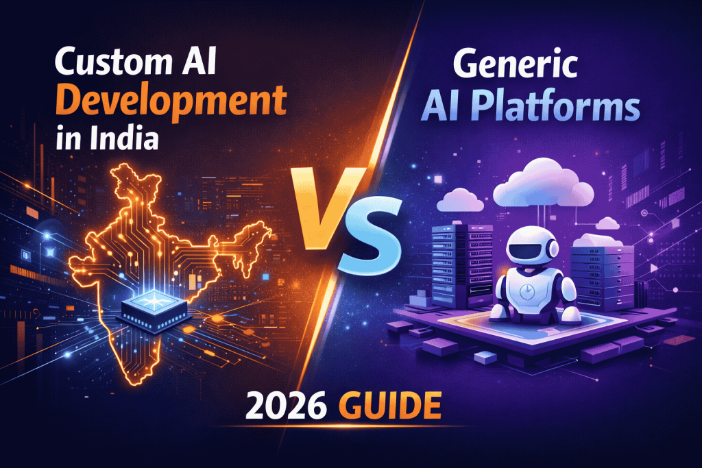 Custom AI Development in India vs Generic AI Platforms 2026 Guide