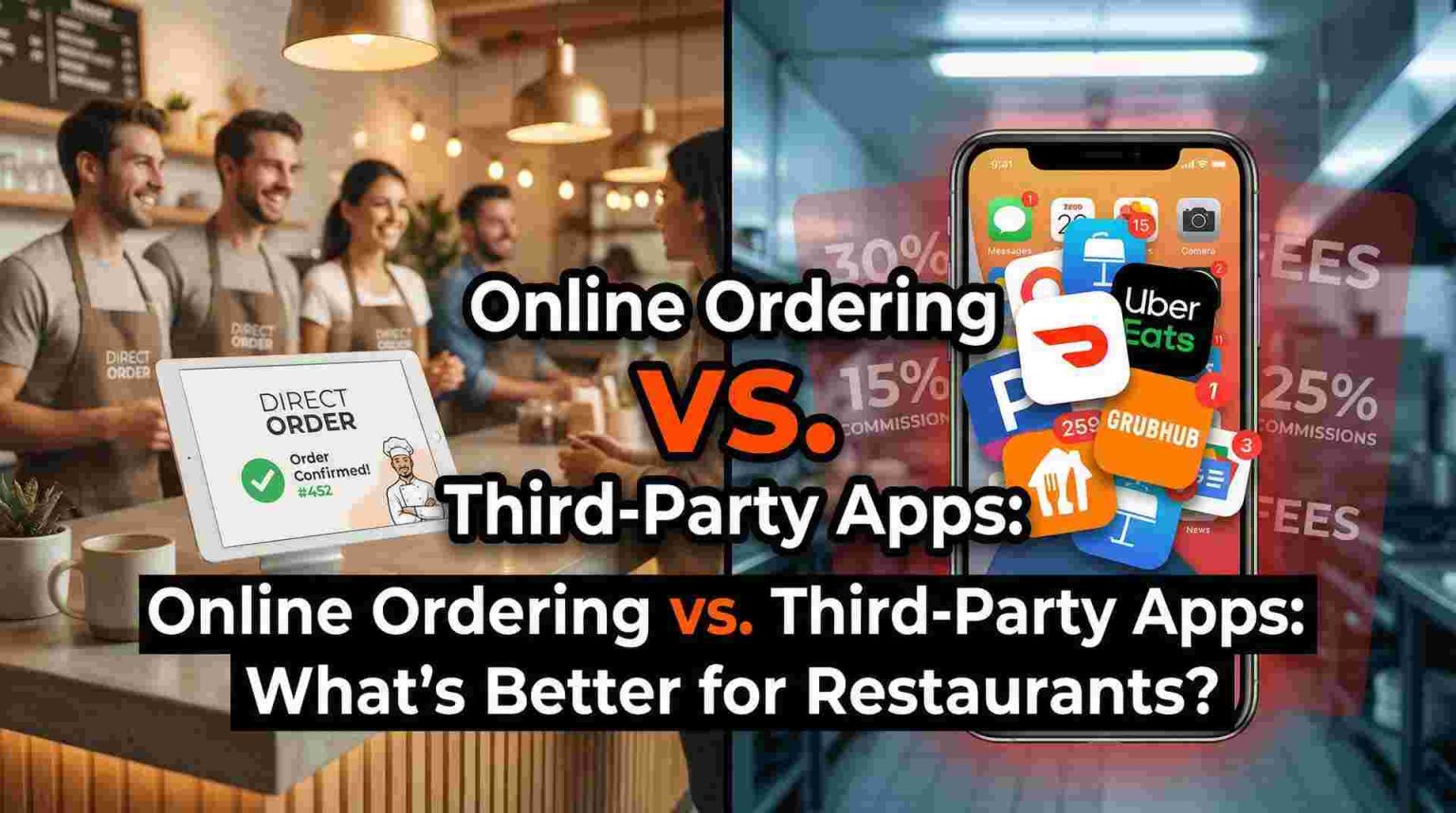 Online Ordering vs. Third-Party Apps: What's Better for Restaurants?