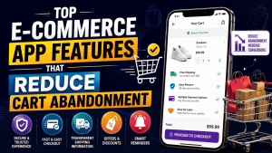 Top E-Commerce App Features That Reduce Cart Abandonment